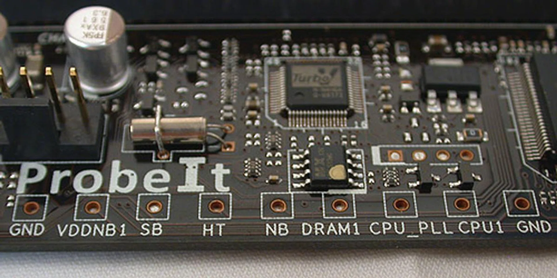 ProbeIT is another of ASUS' ROG features, which is basically a set of five voltage detection points for enthusiasts who prefer to use a multimeter to take readings.