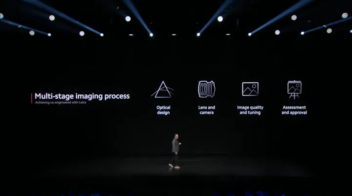 Leica presenting on Xiaomi's stage.