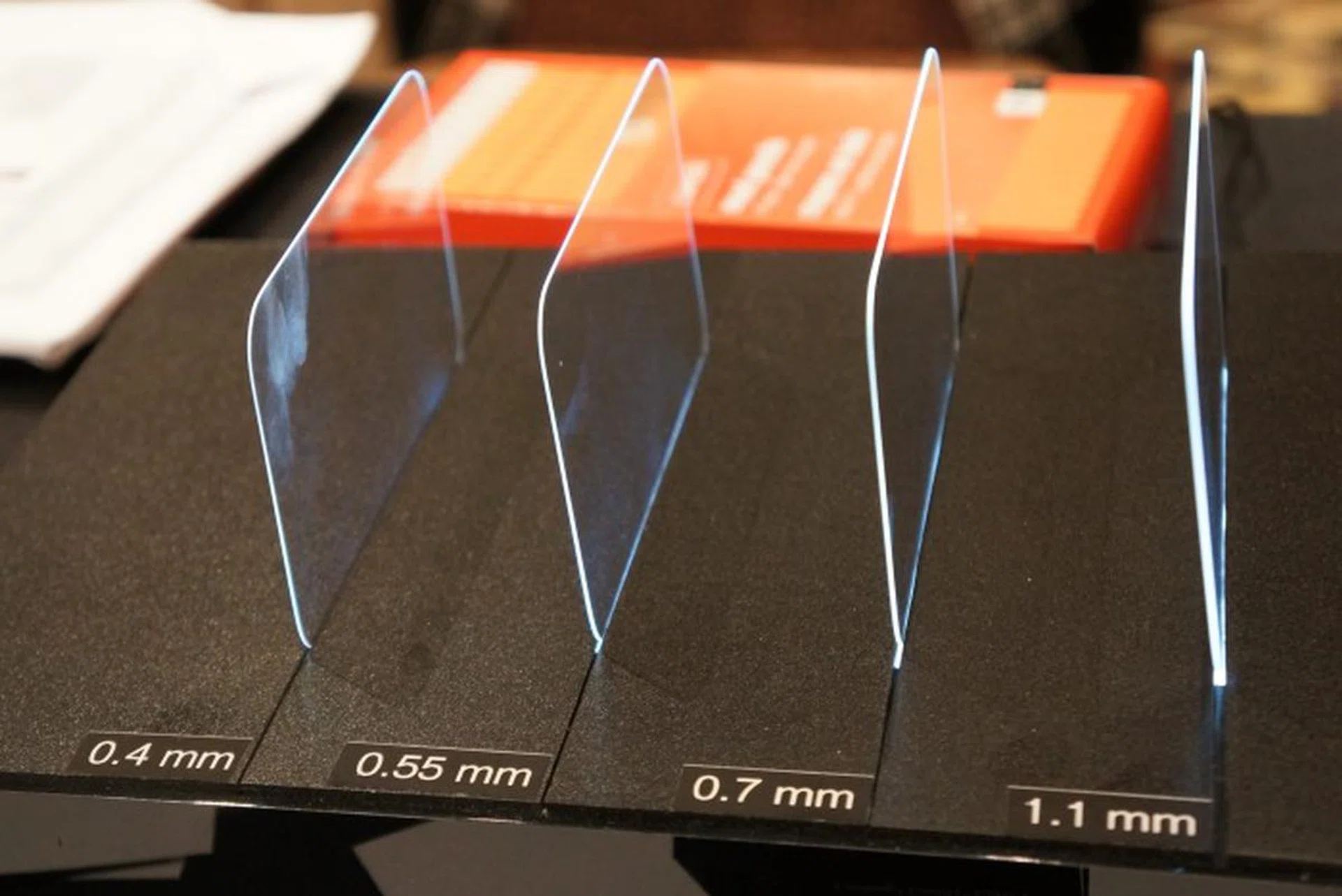Corning was showcasing how their Gorilla Glass has progressed over the years. Their latest, Gorilla Glass 4, is thinner but at the same time, much more hardier than their previous version. Corning has employed new test methods to ensure their latest is more durable and can survive harsher usage conditions/tests.