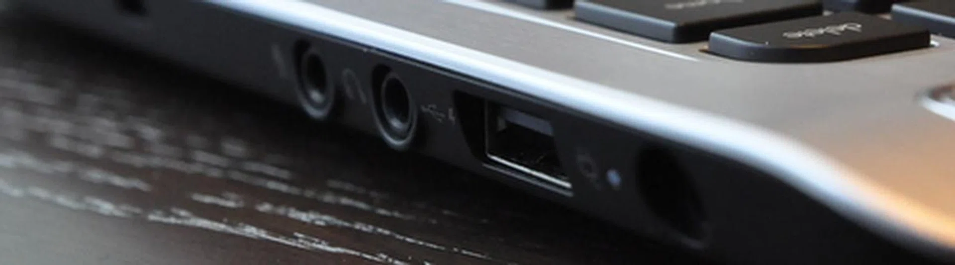 The machine has a total of 3 USB ports, a full sized HDMI port, an RJ45 LAN port, audio ports and a card reader.