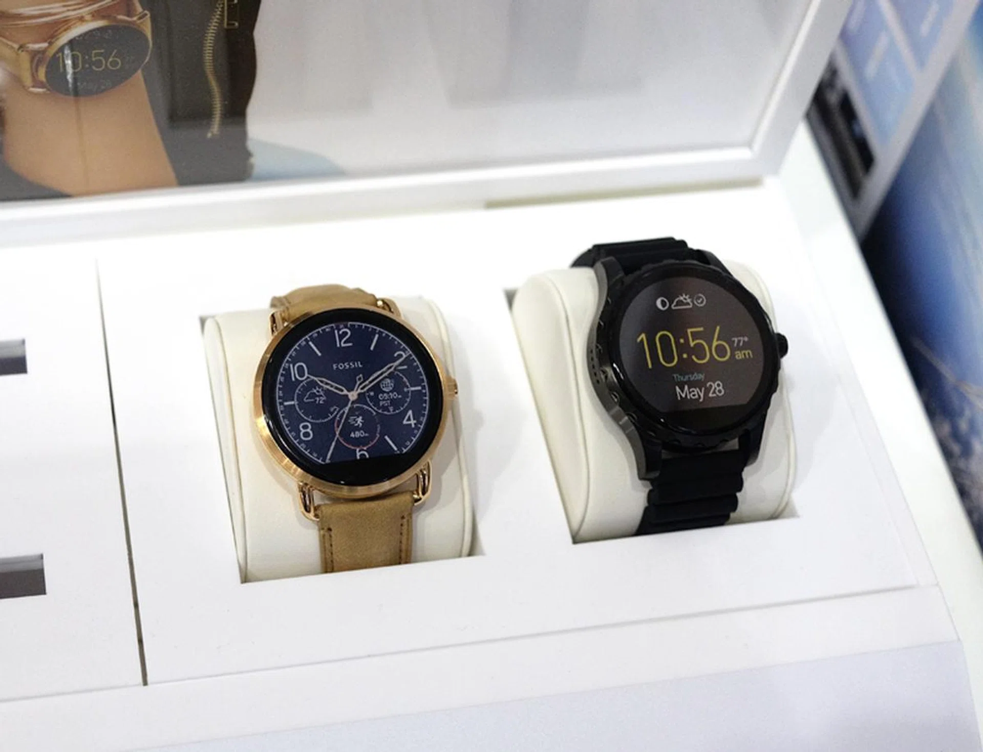 Fashion meets function with the Android Wear-powered Q Marshal and Q Wander smartwatches from Fossil. Inside the chunky 45mm case is a Qualcomm Snapdragon 2100 processor and 512MB RAM. You also get an IP67 certification, activity tracking and sleep tracking. Pick one up from Sitex for $479.