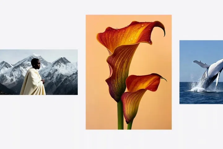 Image Playground’s creation of different wallpapers based on text descriptions.