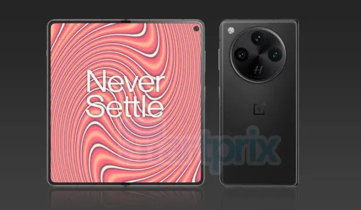 Purported render of the OnePlus Open 2 foldable phone. Photo: Smartprix.