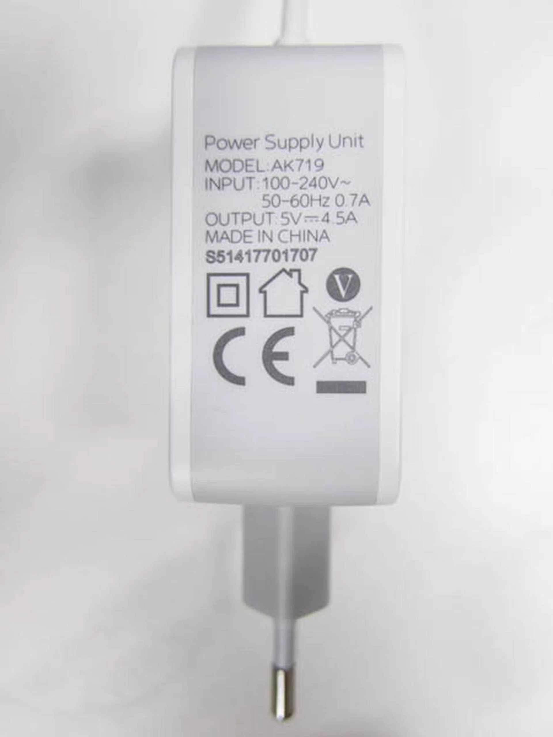 You're looking at this right: it is a 4.5A charger.