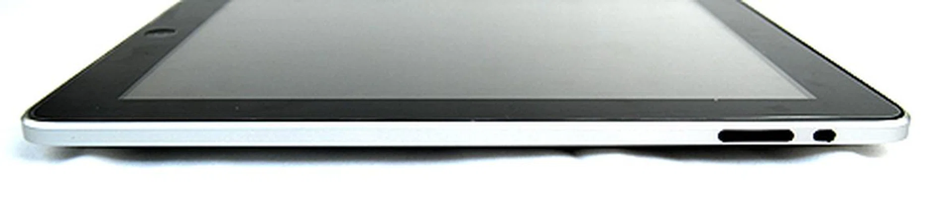 On the top right side lies the volume control button as well as a hold switch which locks the screen orientation and prevents it from switching between portrait and landscape mode.