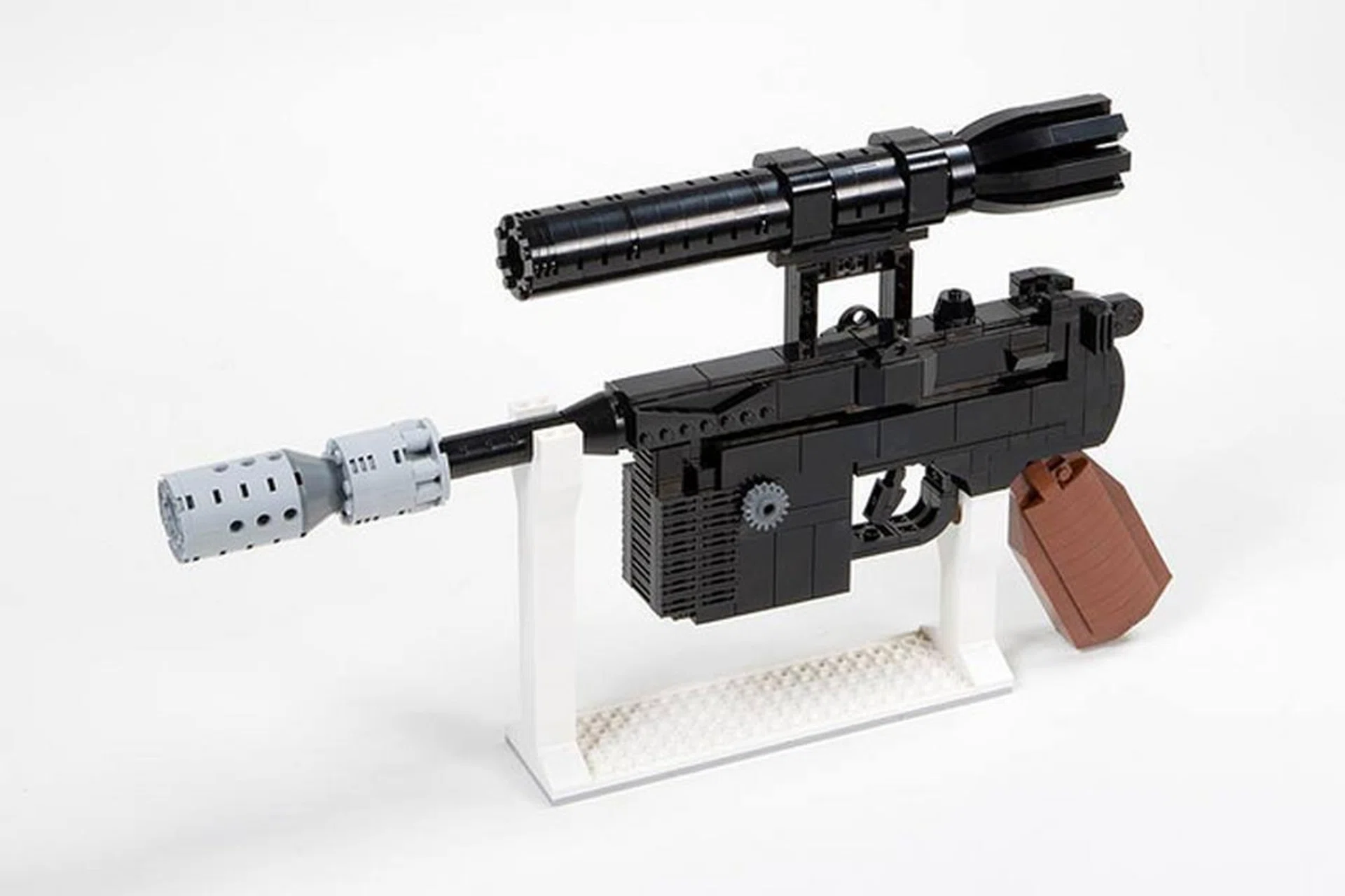 Han Solo's trusty pistol, in LEGO form. Image Credit: Cult Bricks.