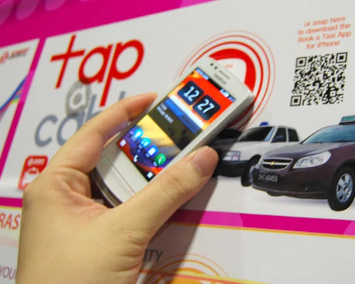 In the months to come, there will be more of these iMobSMRT posters with NFC tags along the SMRT network.