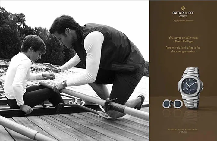 Patek Philippe tells people that their watches are more than just mere tools for telling time.