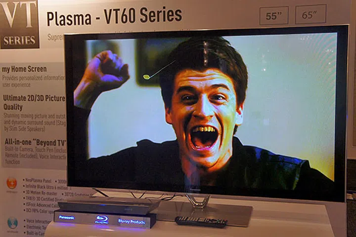 The VT60 series is the flagship PDP series that Panasonic will be carrying here.