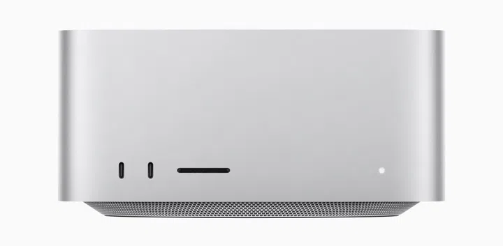 The Mac Studio looks like a bigger Mac Mini. (Image source: Apple)