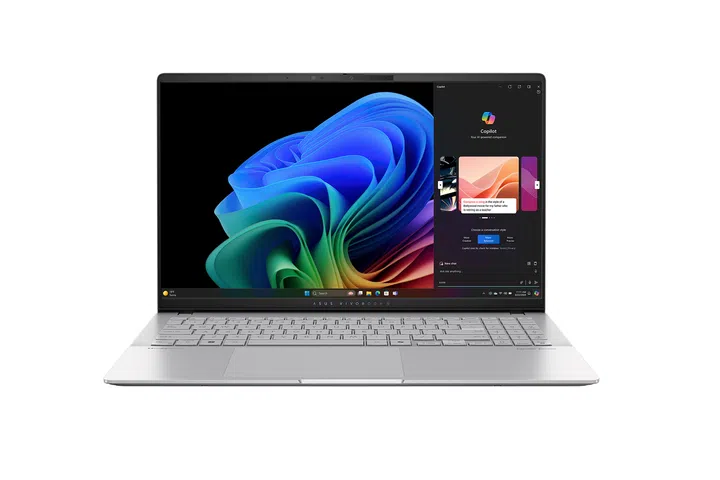 The ASUS Vivobook S15 is embedded with Microsoft’s Copilot AI software features. PHOTO: ASUS