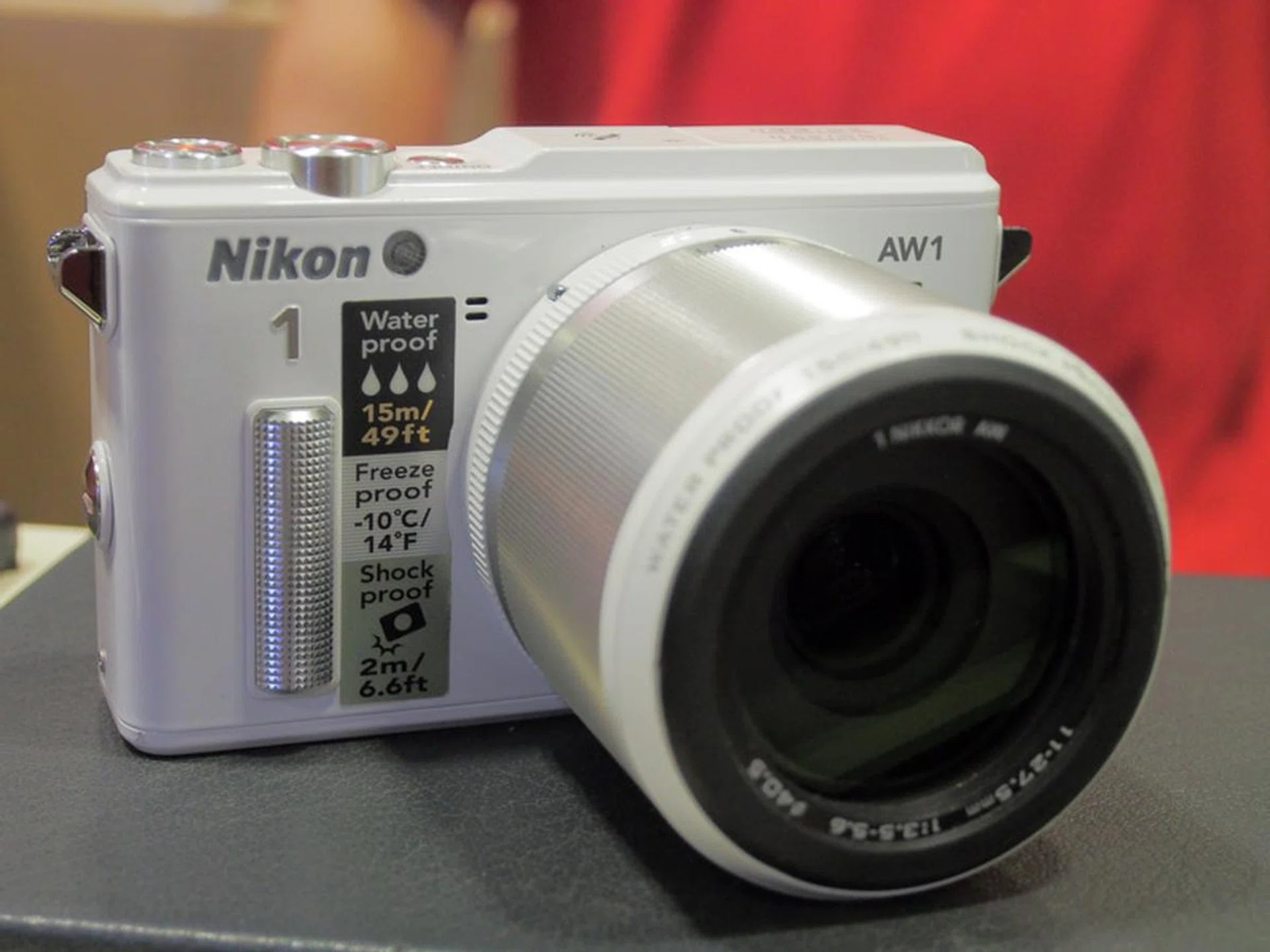 The Nikon 1 AW 1 on the other hand, is a 14.2-megapixel all-weather camera that's going for $899 with the 11-22.5mm f/3.5-5.6 lens. The body comes in a choice of black, white, or grey. Purchase it at the show and get a free spare battery, a $50 shopping voucher, camera bag, dry cabinet and a 8GB SD card.