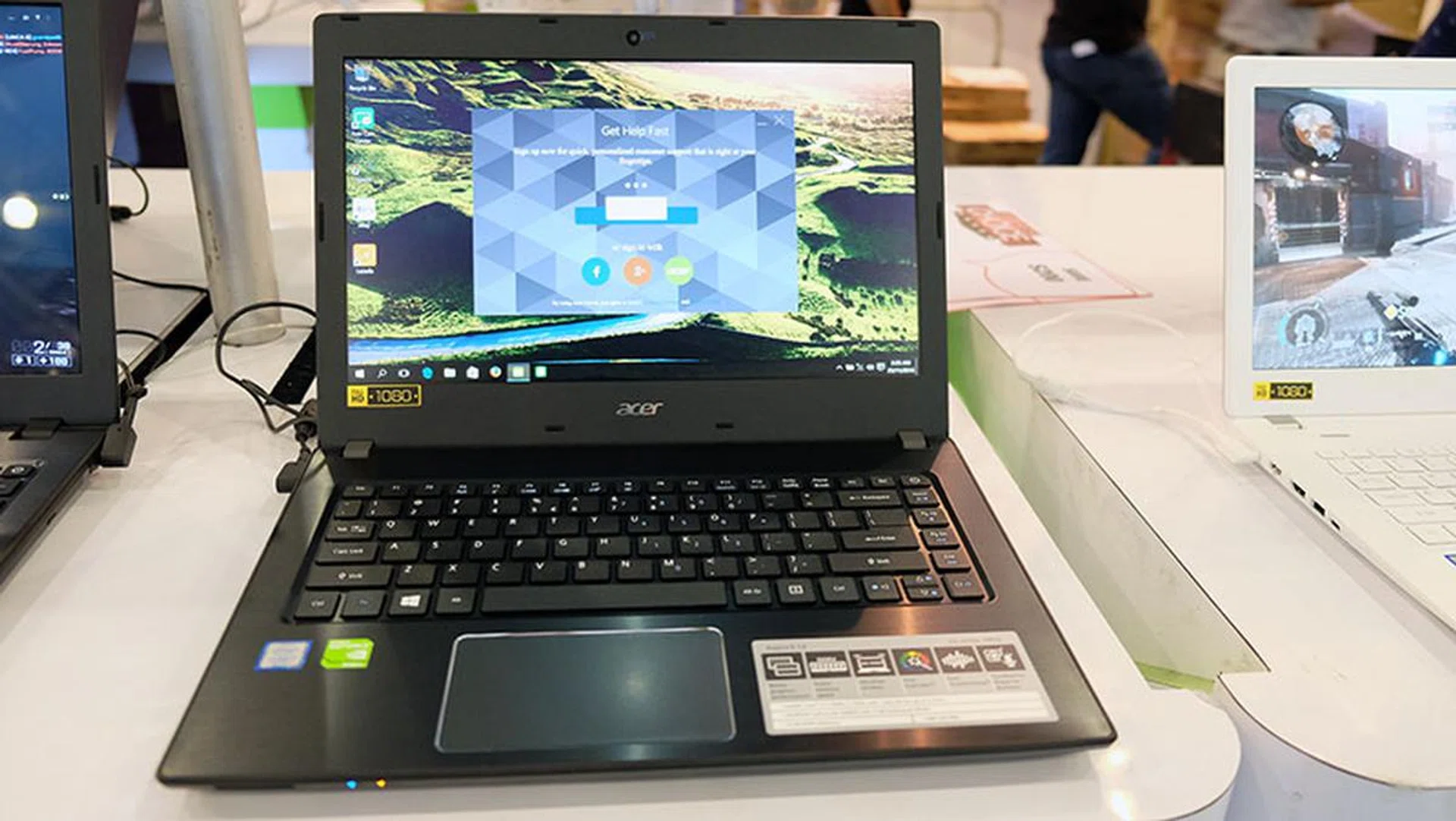 The 14-inch Acer Aspire E14 is powered by an Intel Core i7-7500U processor, 8GB of RAM, and a 1 TB HDD. It still uses an NVIDIA GeForce GTX 940MX card, but it’s also one of the most affordable Intel Kaby Lake notebooks around. It is available at just $999, down from $1,398.