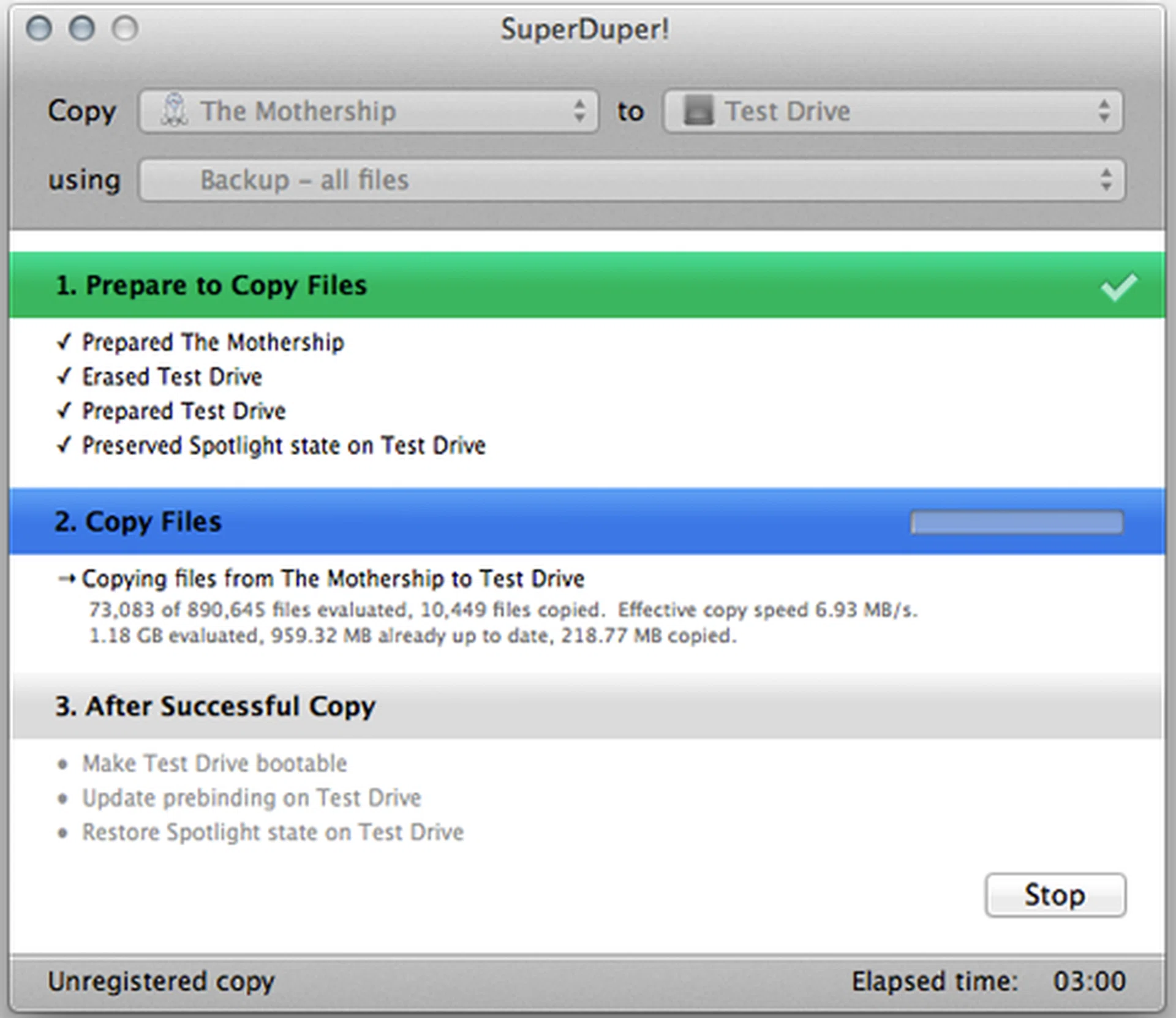 Depending on the number of apps and files you have, it can take anywhere from around 30 minutes to hours.
