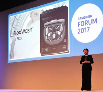 samsung, flexwash, washer, washing machine, dryer, smart home