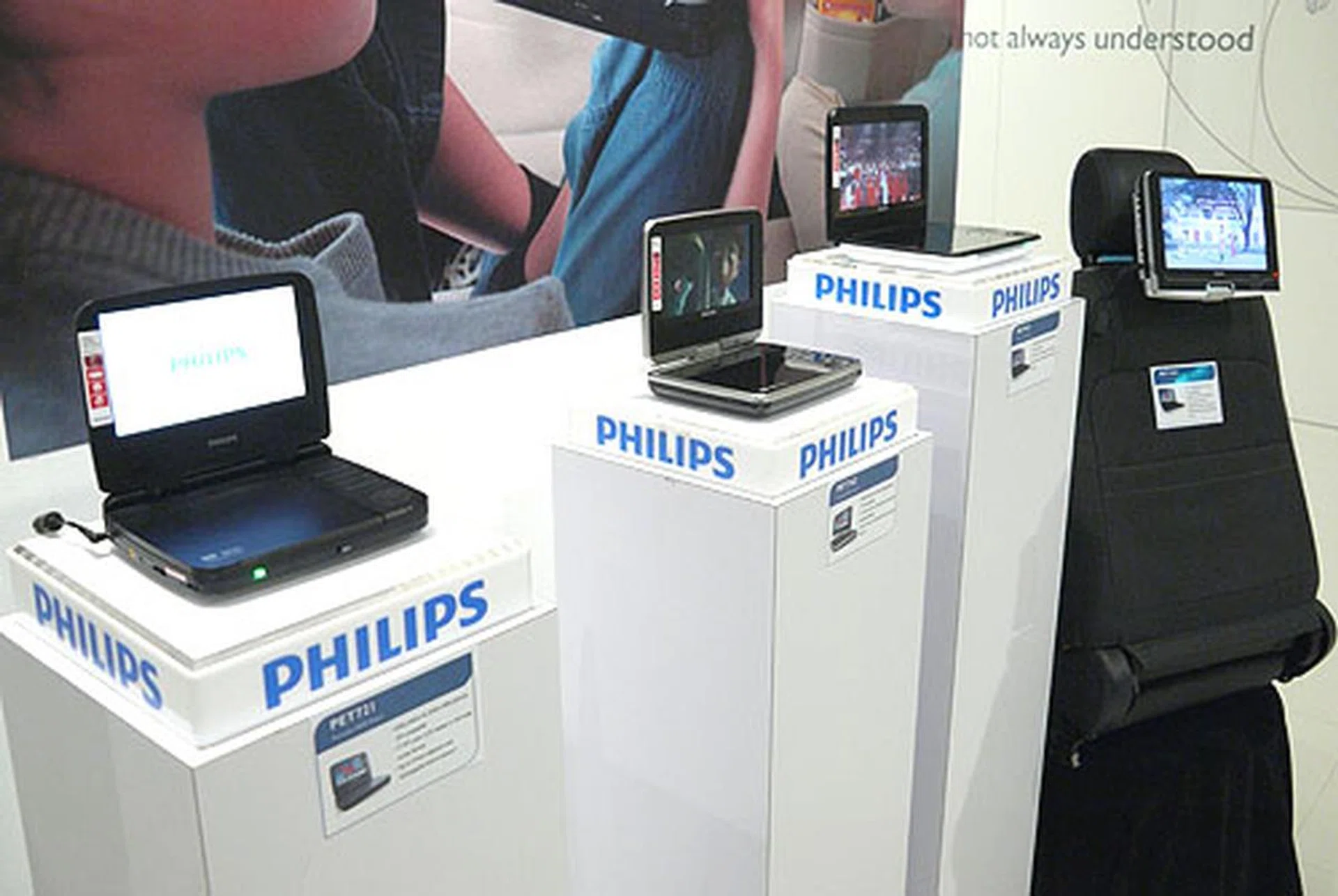 Philips' new range of portable DVD players for those who enjoy watching their movies on the go.