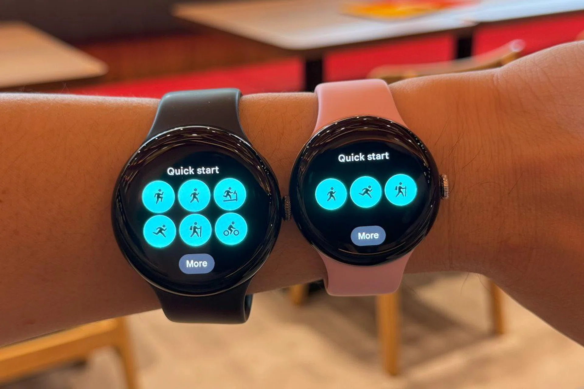 It's just 0.2-inches larger, but you can get a whole extra row of options. Photo: HWZ