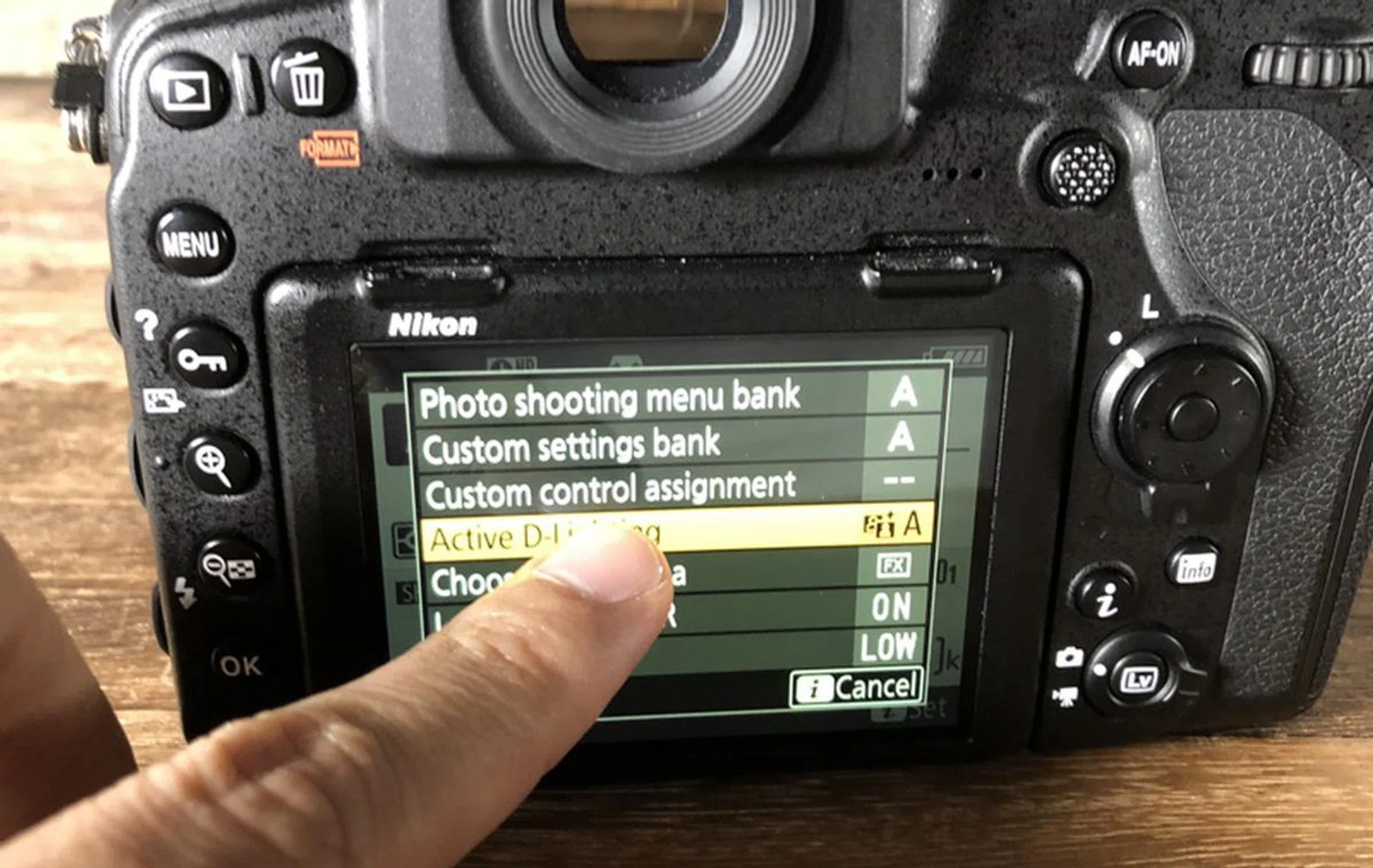 You can now use touch to navigate all the menus.