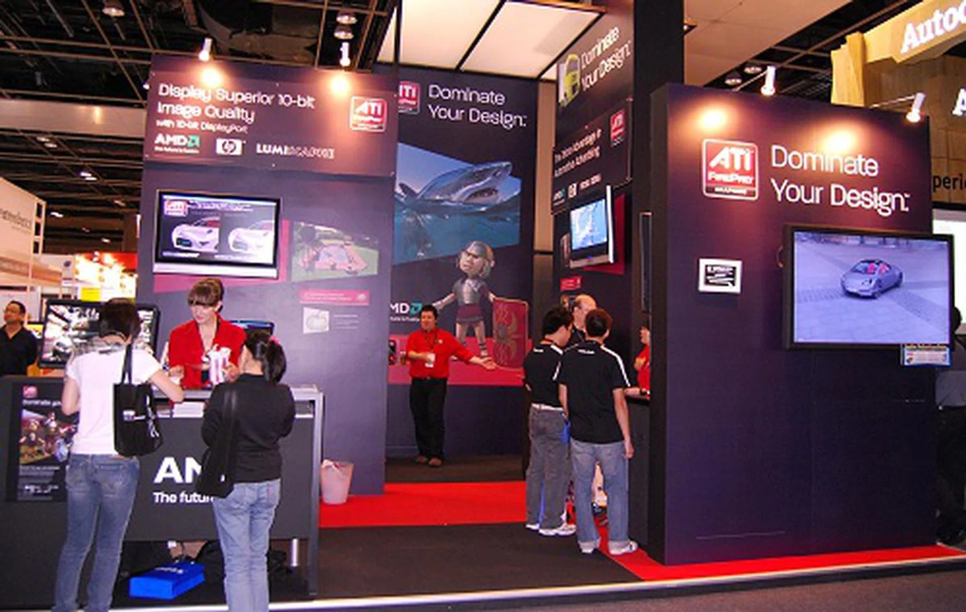 ATI had several varied highlights on display at their booth.