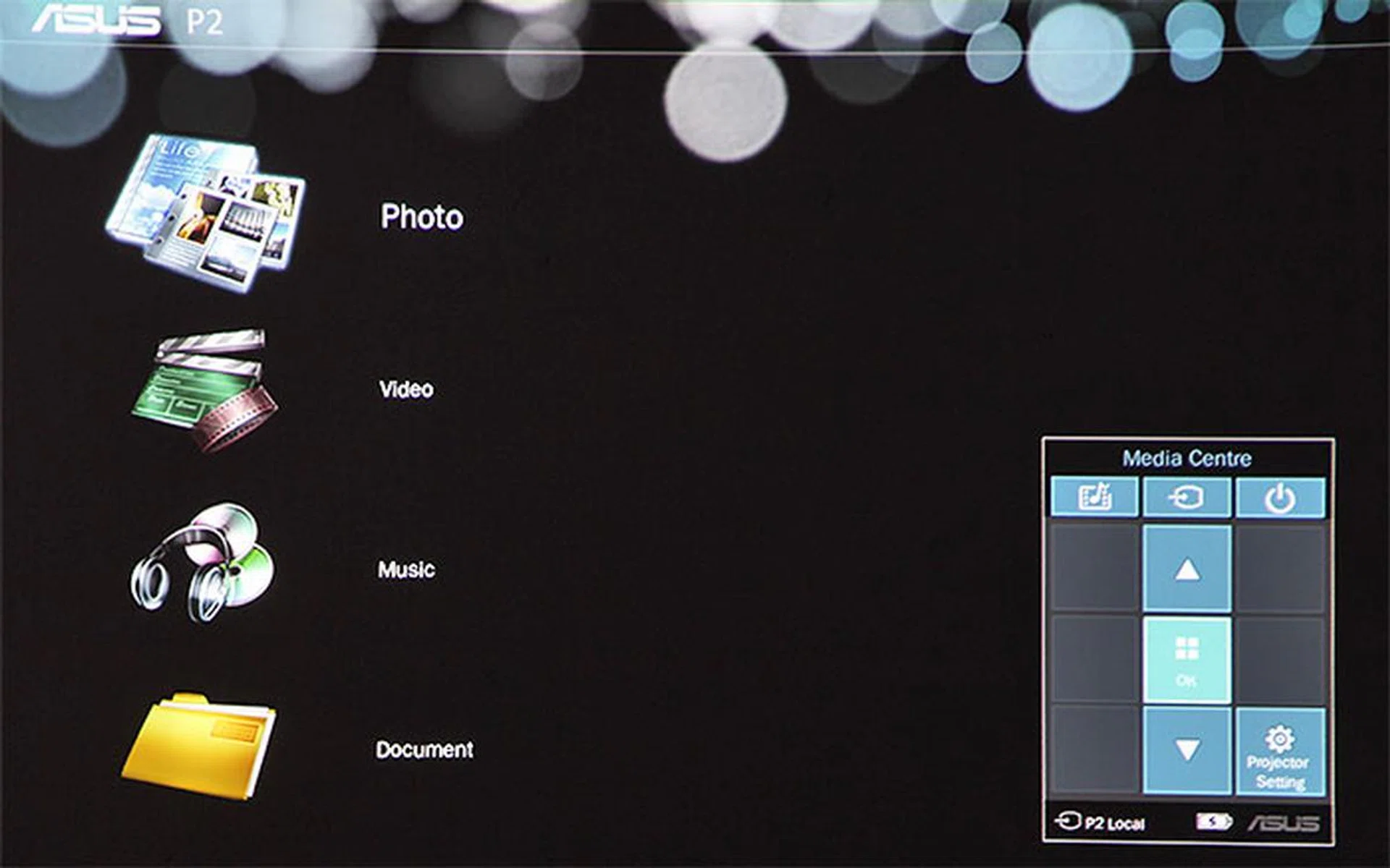 Instead of a centralized file explorer, you've to go into specific sections to see specific file types. For e.g., you won't see your Office documents in the Video section.
