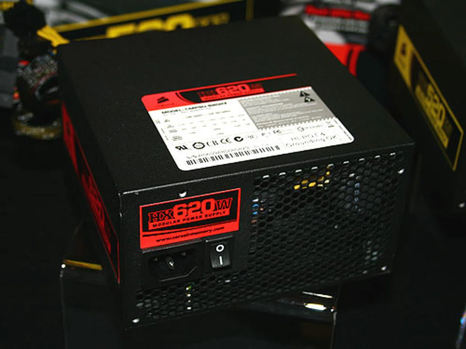  The Corsair HX620W power supply should be making its way into store shelves soon.  