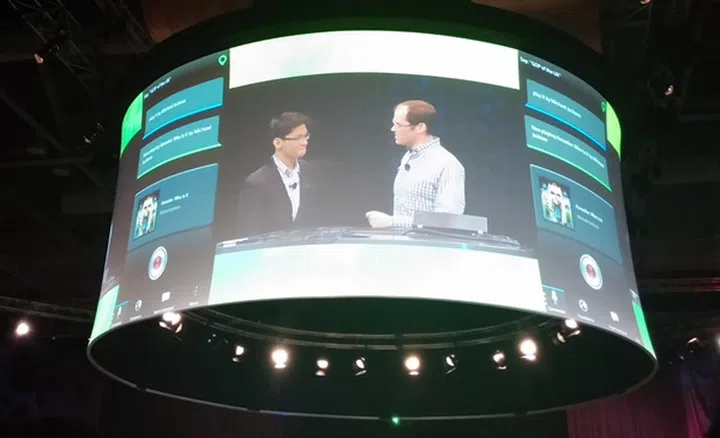 SayIt creater, Nguyen Long, demonstrated the features of the app on stage at BlackBerry Jam Asia 2013.