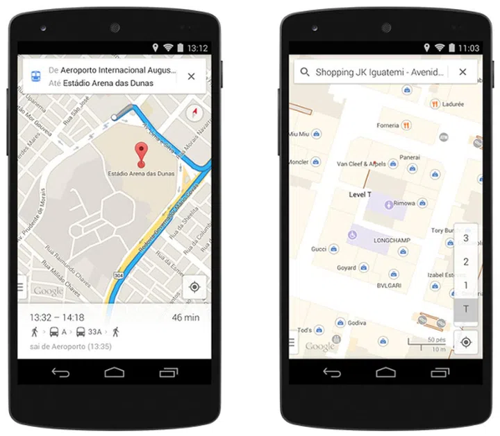 Google Maps on your mobile.