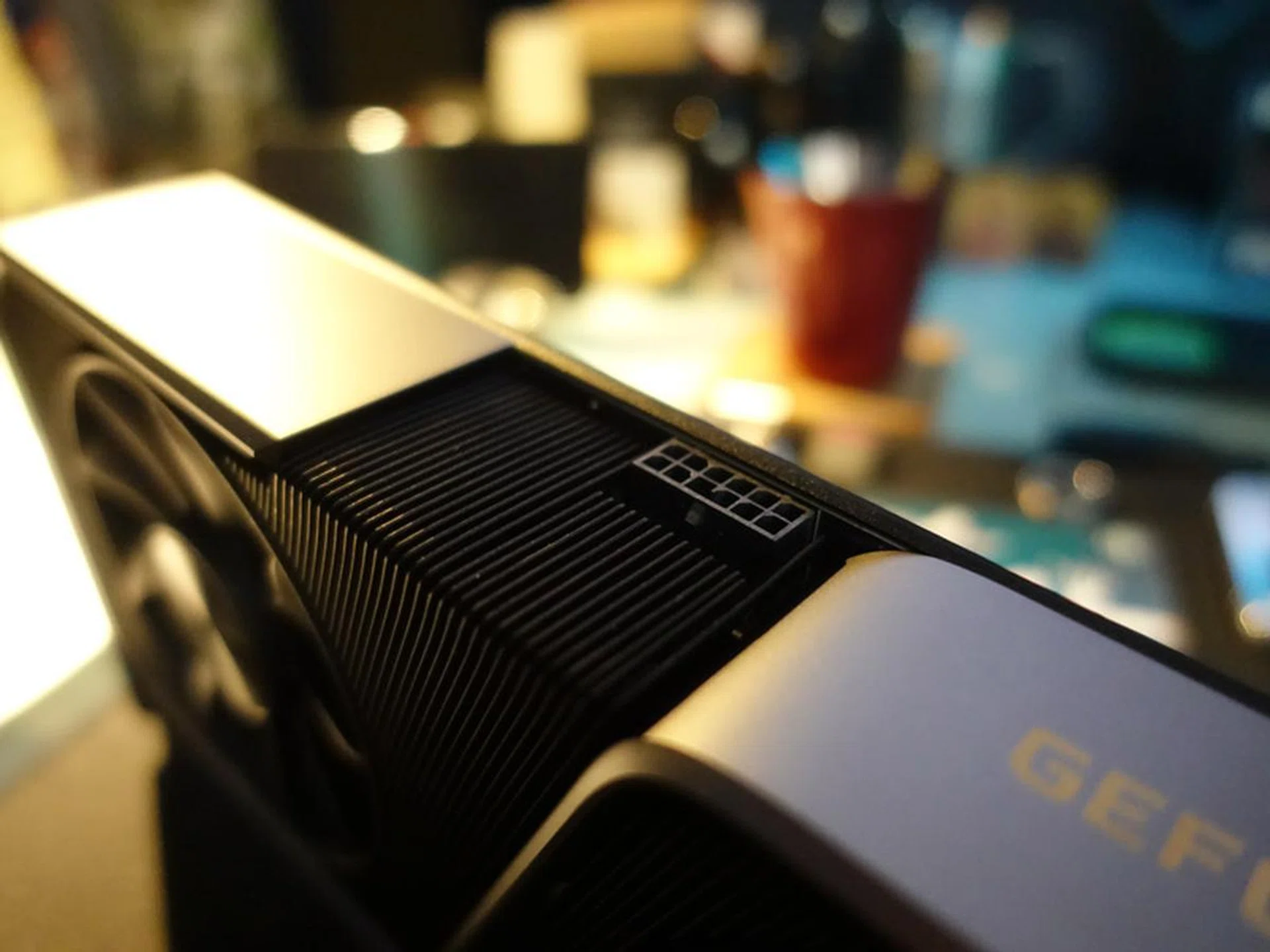 The unmistakable 12-pin power connector.