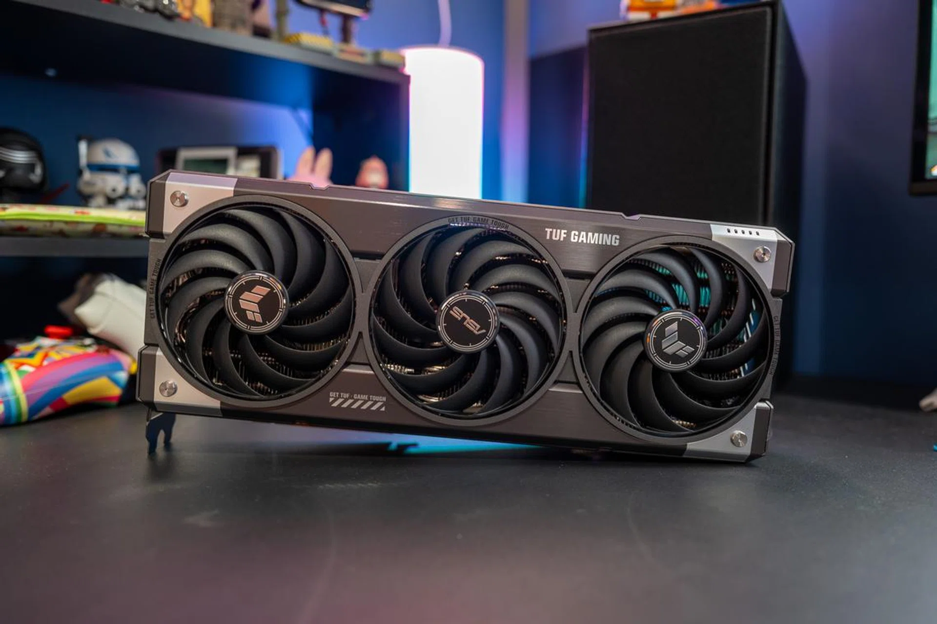 This TUF Gaming is easily one of the best-looking RX 9070 XT cards around. Photo: HWZ