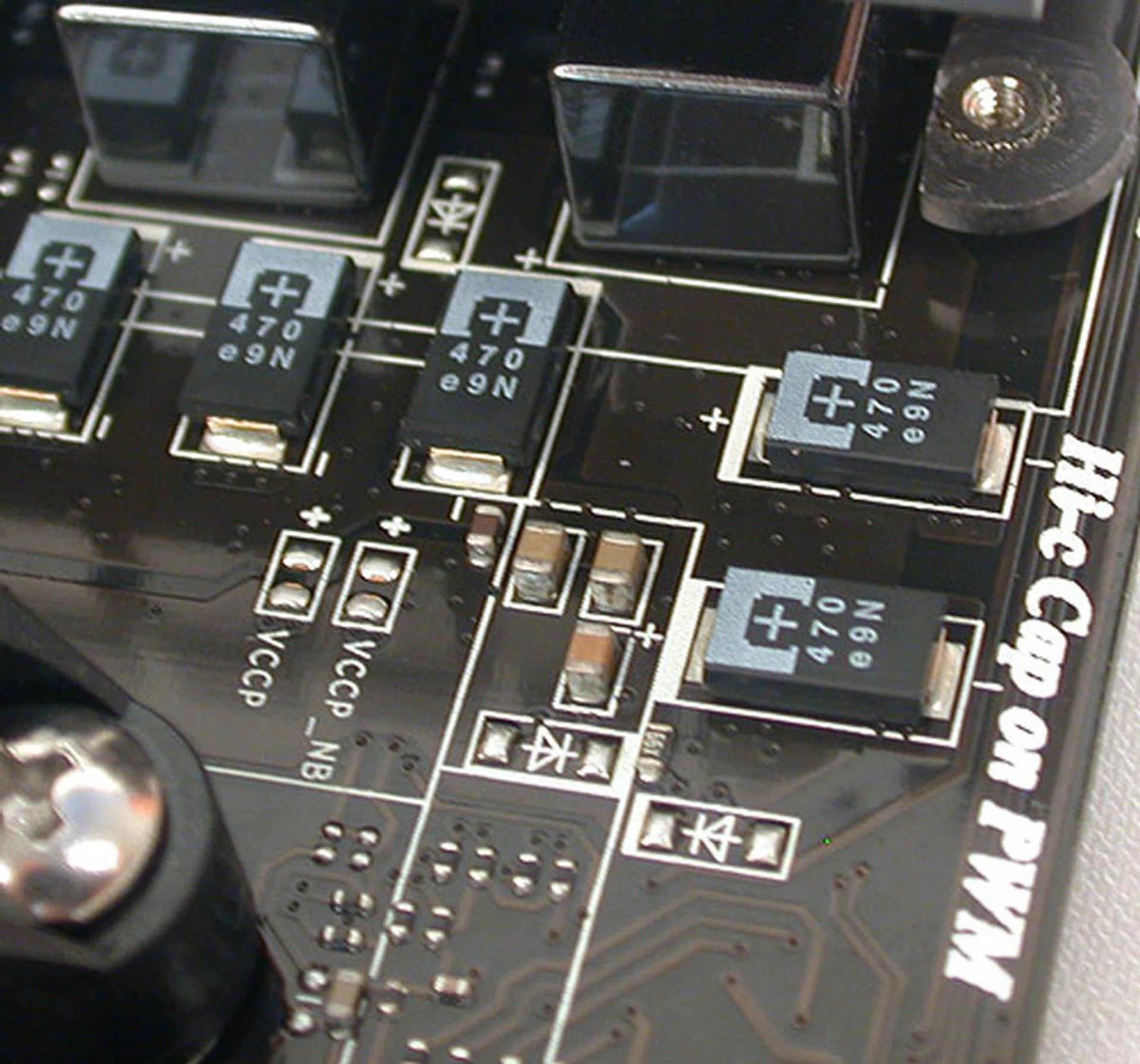 Another touted feature is the use of hi-c capacitors on board for the power delivery system that promotes greater reliability and stability when compared to the already decent typical solid capacitors. They do cost more however.
