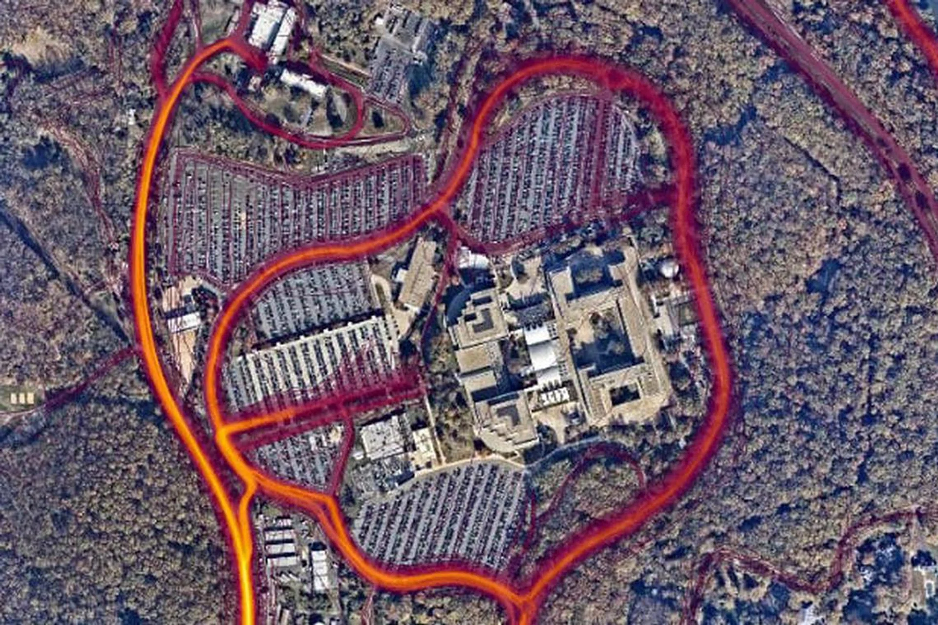 The George Bush Center for Intelligence in Langley Virginia.