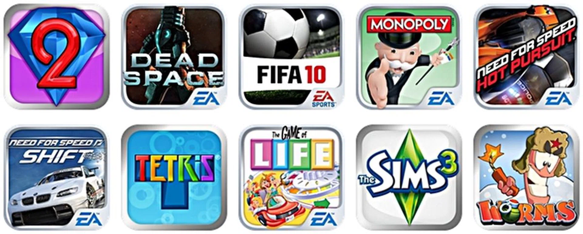 Yep, ten free EA games for the taking if you purchase the Motorola Atrix 2.