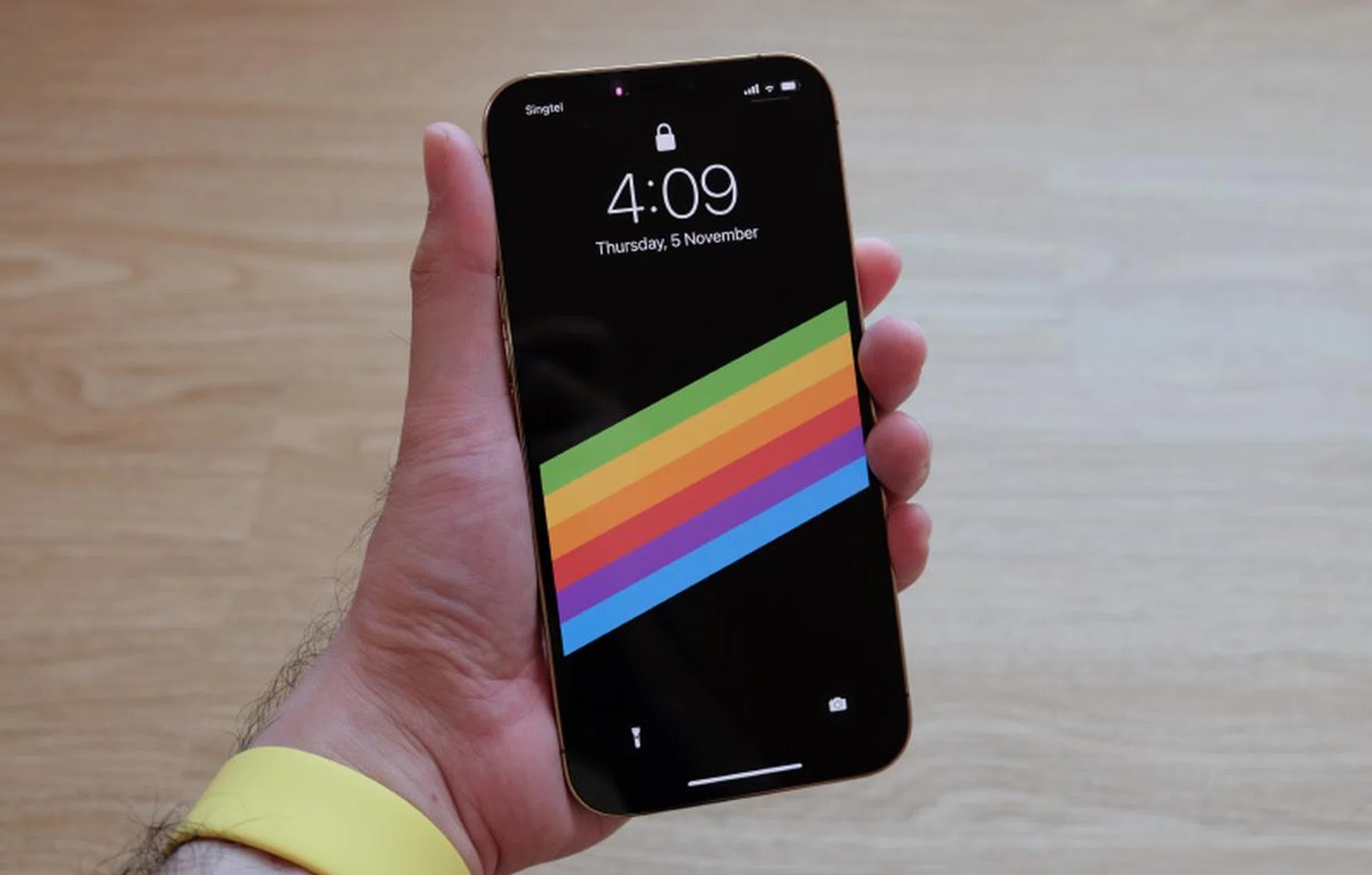 The iPhone 12 Pro Max feels like a slab of metal and glass in the hand.