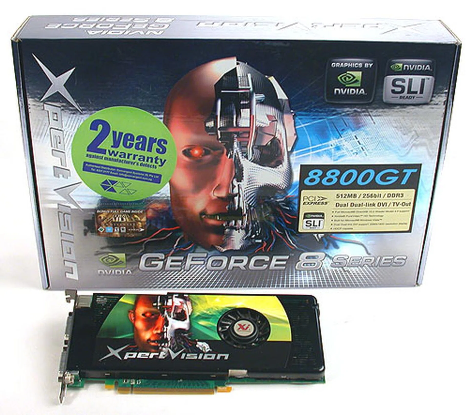 Standard clock speeds make this an ordinary GeForce 8800 GT and its price tag reflects this. 