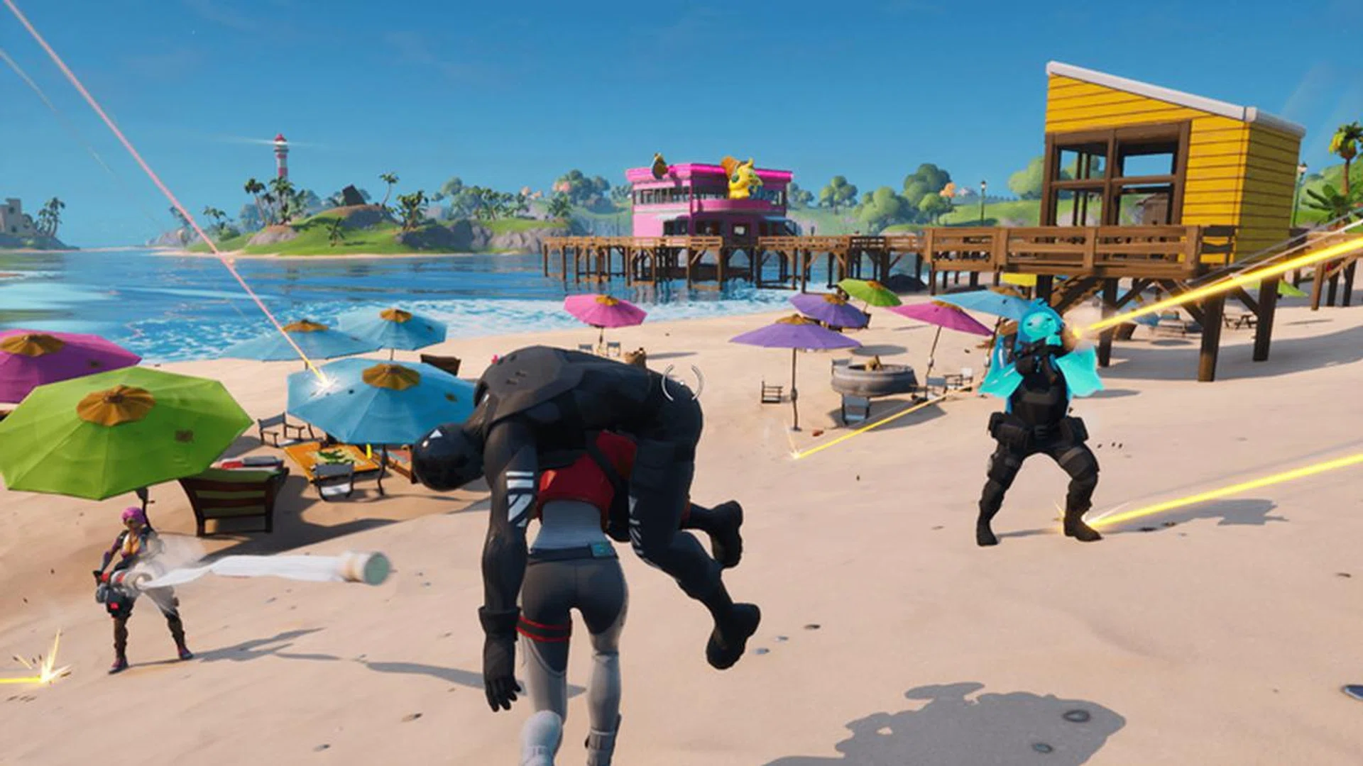 Fortnite's bright and colourful aesthetic really helps separate it from every other battle royale game in the market.