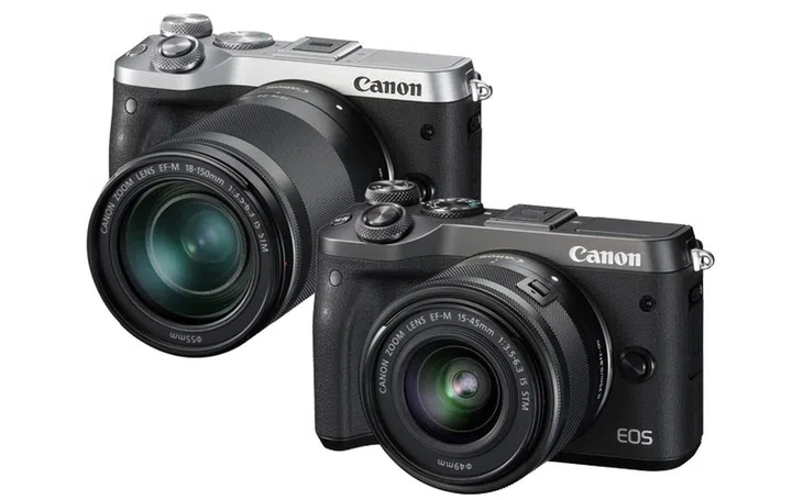 The EOS M6 will be available in a choice of black graphite or vintage silver and black.