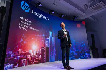 Alex Cho, President, Personal Systems, HP Inc. at HP Imagine AI 2024. Image source: HP.
