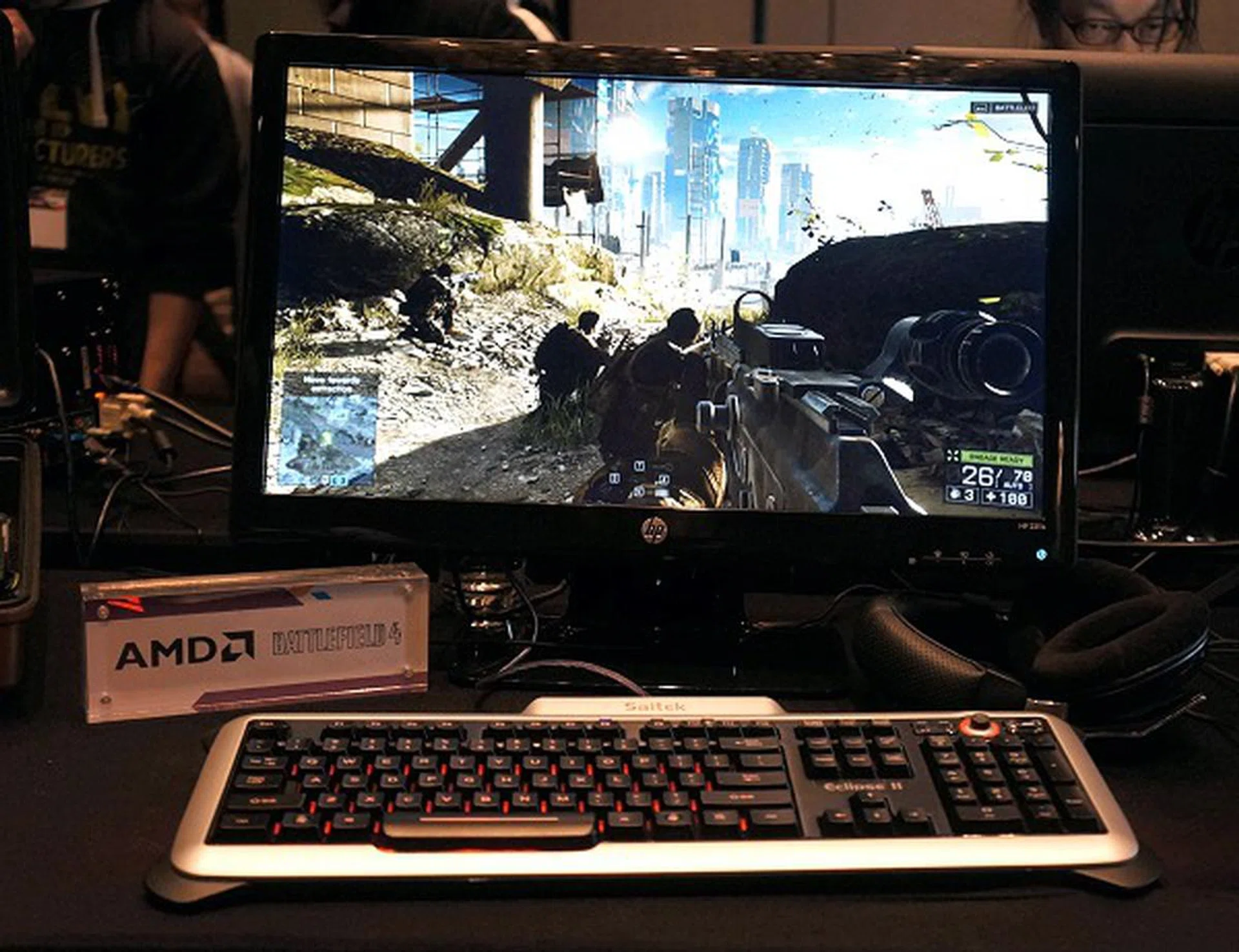 The Kaveri Briefcase PC was fluid in Battlefield 4 gameplay.