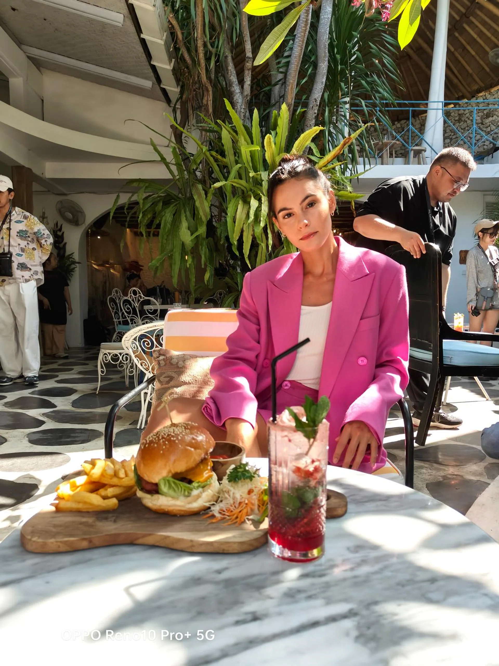 Main camera, likely 2x in-sensor crop zoom.