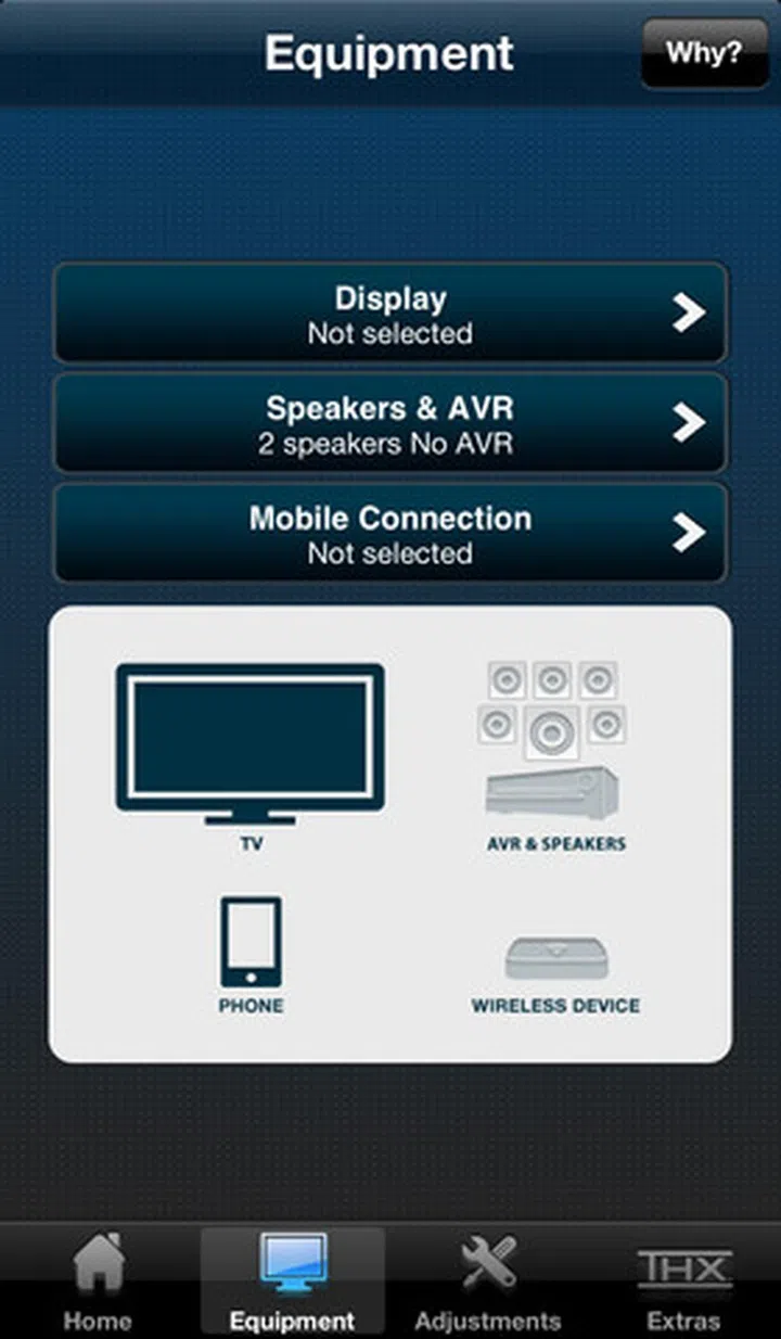Screenshot of the app's interface