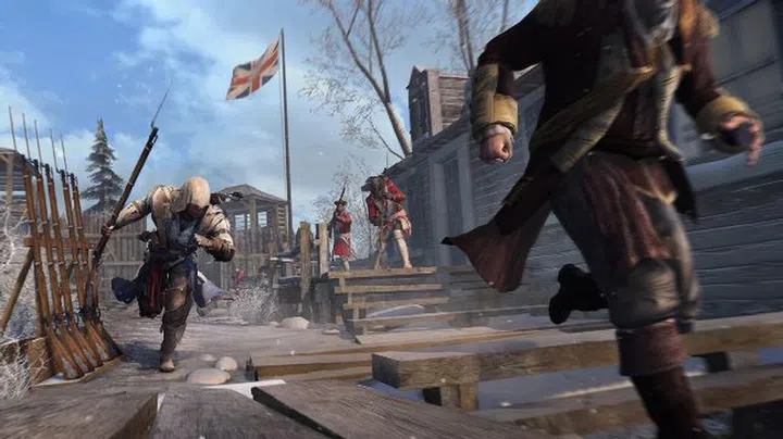 Screenshot of Assassin's Creed III (Image source: NVIDIA)
