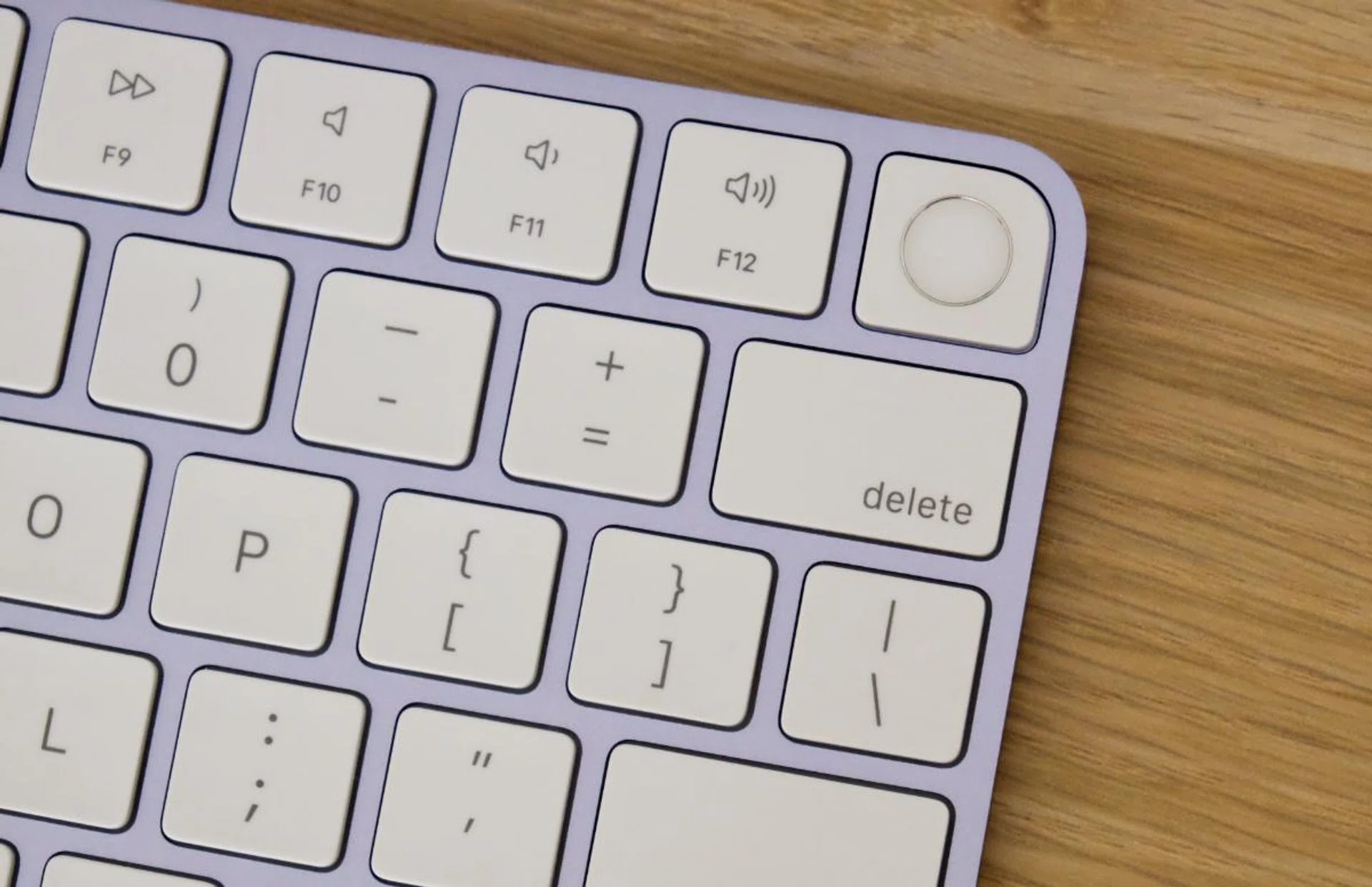 The top right corner of my compact Magic Keyboard has a Touch ID sensor.