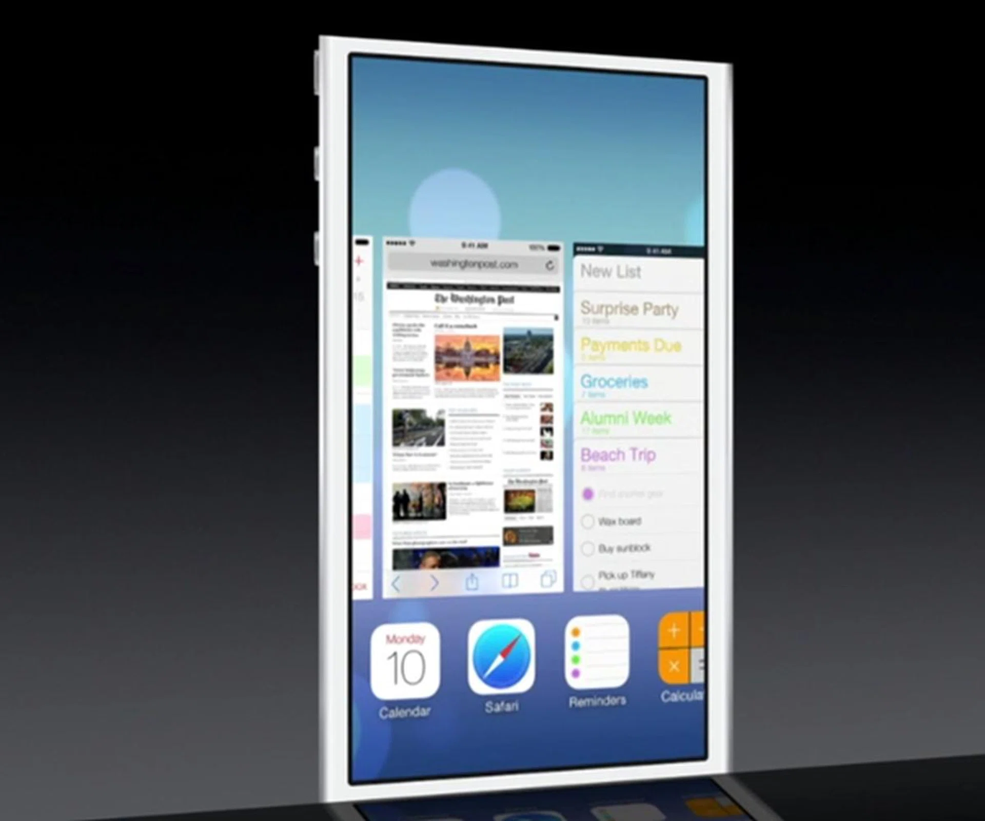 Apple's new implementation of multitasking is like a cross between Windows Phone and WebOS.