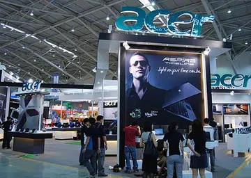 With its wide range of consumer electronics and PC products, Acer had the booth space to match it at Computex 2009. 