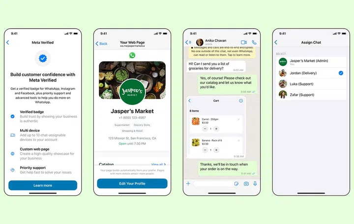 Meta Verified unlocks a whole bunch of perks for businesses to be more efficient over WhatsApp.