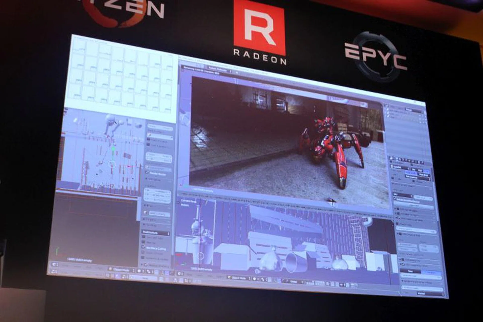 A real-time demonstration of the Radeon RX Vega Frontier Edition GPU in action.