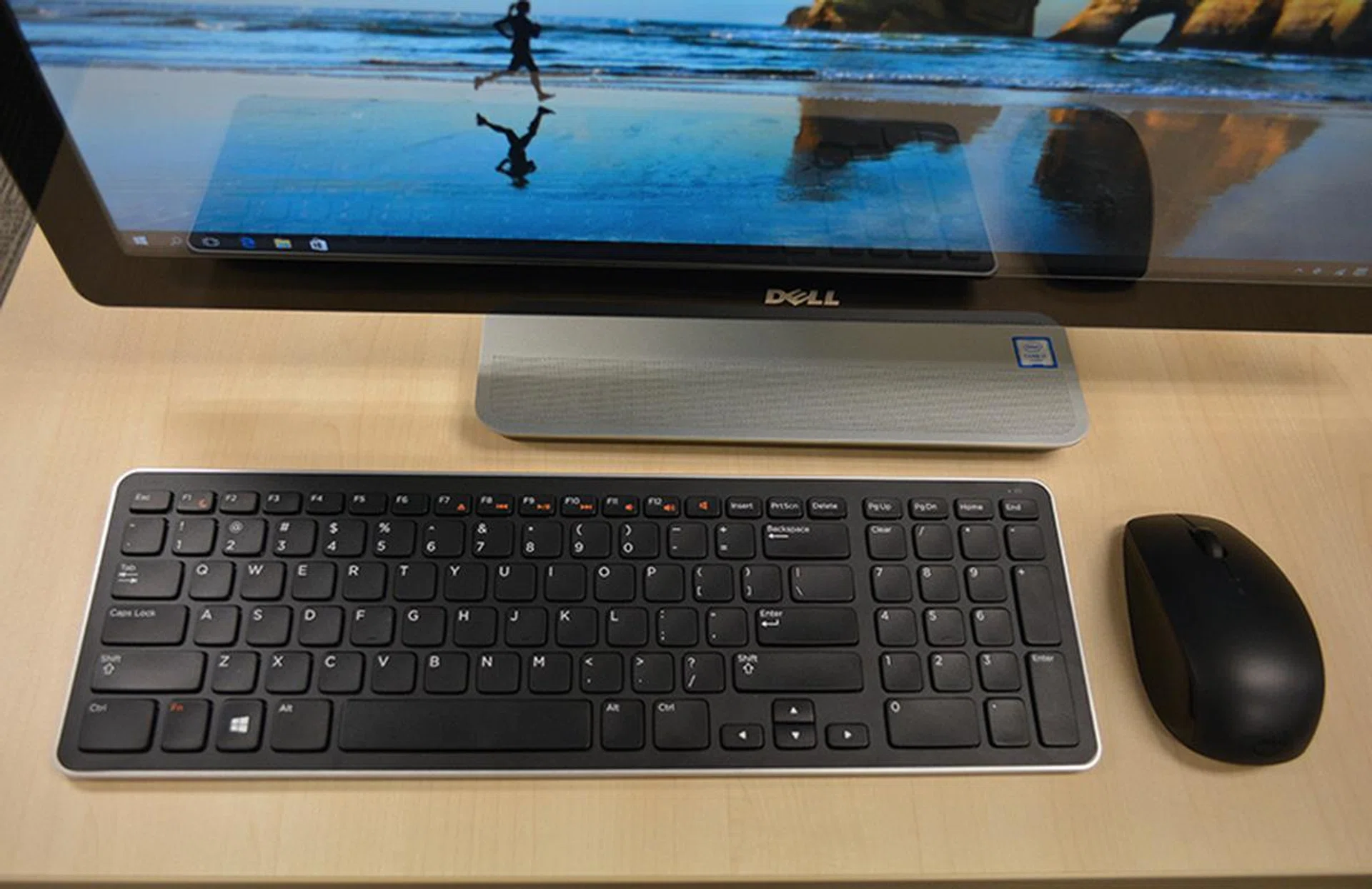 The bundled wireless keyboard and mouse work quite well.