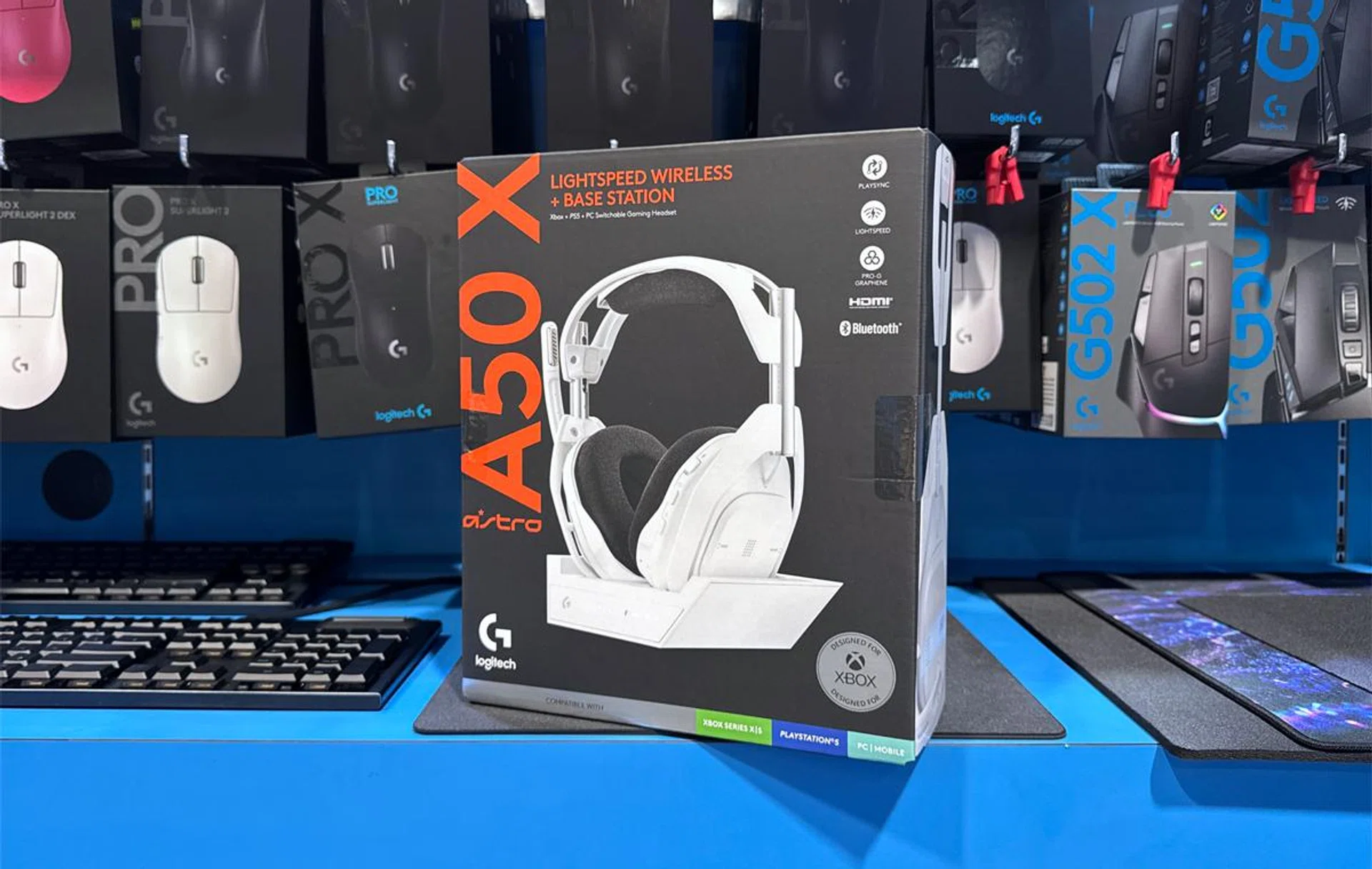 Logitech G Astro A50 X with Base Station. Photo: HWZ.