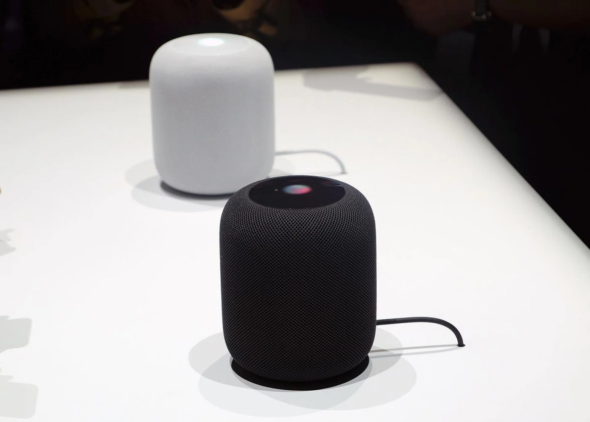 The Apple's HomePod smart speakers.