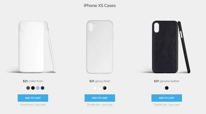totallee cases for the Apple iPhone XS.